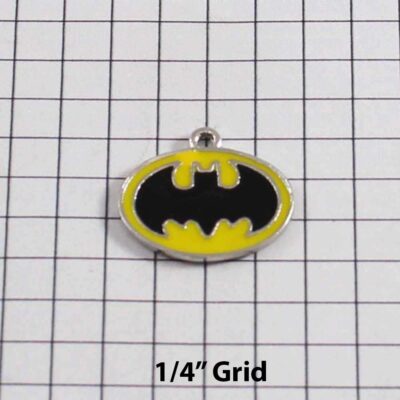 Batman Wedding Garter / DC Comics / Superhero - Charm-363 / Wedding Garters / Bridal Garter / Prom Garter / Linda Joyce Couture