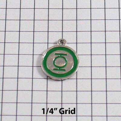 Green Lantern Wedding Garter / DC Comics / Superhero - Charm-369 / Wedding Garters / Bridal Garter / Prom Garter / Linda Joyce Couture