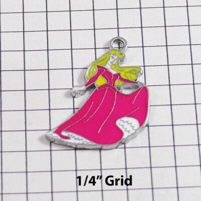 Sleeping Beauty Wedding Garter / Superhero - Charm-375 / Wedding Garters / Bridal Garter / Prom Garter / Linda Joyce Couture