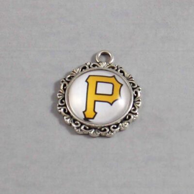 Pittsburgh Pirates Wedding Garter / MLB / Baseball - Charm-379 / Wedding Garters / Bridal Garter / Prom Garter / Linda Joyce Couture