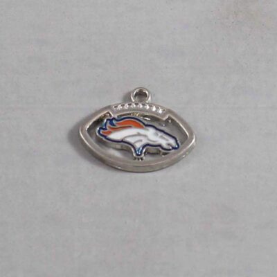 Denver Broncos Wedding Garter / NFL / Football - Charm-392 / Wedding Garters / Bridal Garter / Prom Garter / Linda Joyce Couture