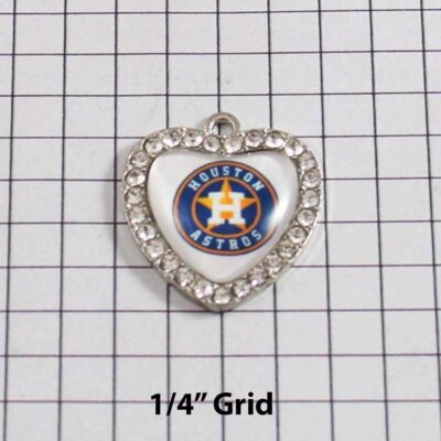 Houston Astros Wedding Garter / MLB / Baseball - Charm-489 / Wedding Garters / Bridal Garter / Prom Garter / Linda Joyce Couture