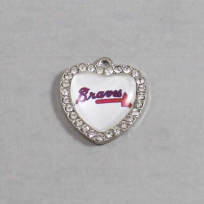 Atlanta Braves Wedding Garter / MLB / Baseball - Charm-491 / Wedding Garters / Bridal Garter / Prom Garter / Linda Joyce Couture