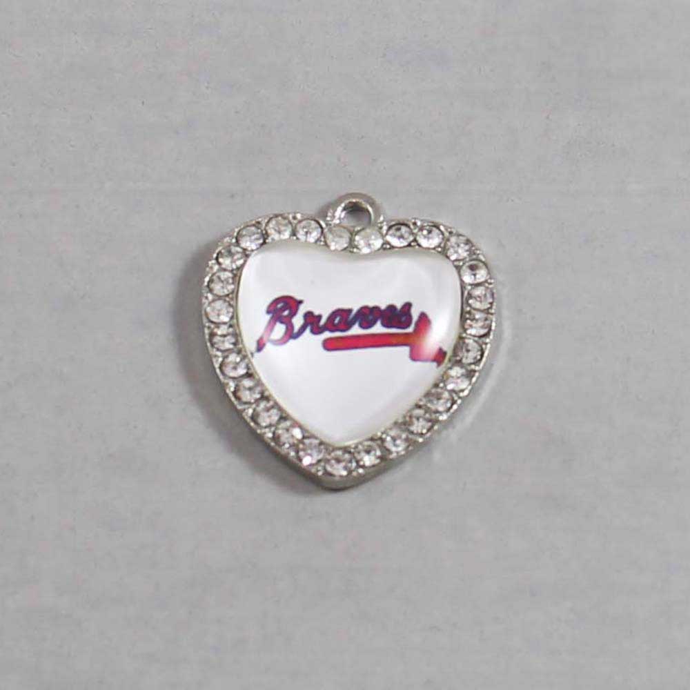 Atlanta Braves Wedding Garter / MLB / Baseball - Charm-491 / Wedding Garters / Bridal Garter / Prom Garter / Linda Joyce Couture