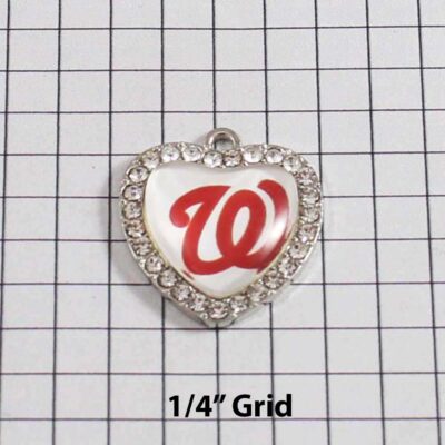 Washington Nationals Wedding Garter / MLB / Baseball - Charm-493 / Wedding Garters / Bridal Garter / Prom Garter / Linda Joyce Couture