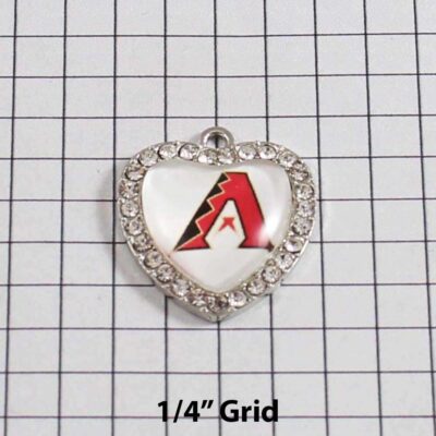 Arizona Diamondbacks Wedding Garter / MLB / Baseball - Charm-494 / Wedding Garters / Bridal Garter / Prom Garter / Linda Joyce Couture