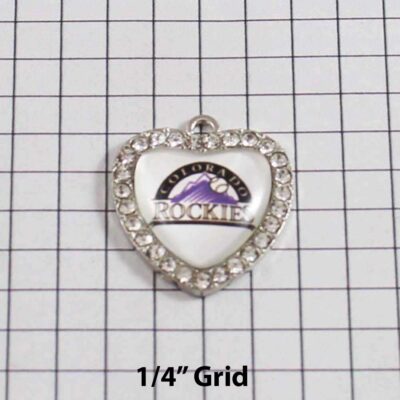 Colorado Rockies Wedding Garter / MLB / Baseball - Charm-497 / Wedding Garters / Bridal Garter / Prom Garter / Linda Joyce Couture