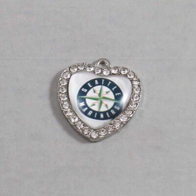 Seattle Mariners Wedding Garter / MLB / Baseball - Charm-500 / Wedding Garters / Bridal Garter / Prom Garter / Linda Joyce Couture