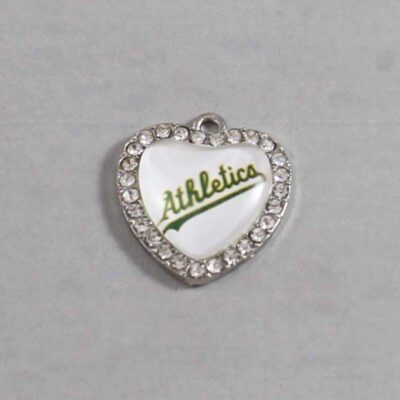 Oakland Athletics Wedding Garter / MLB / Baseball - Charm-502 / Wedding Garters / Bridal Garter / Prom Garter / Linda Joyce Couture