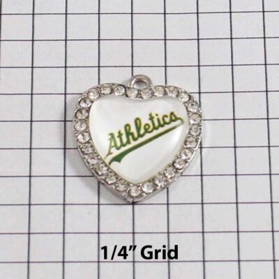 Oakland Athletics Wedding Garter / MLB / Baseball - Charm-502 / Wedding Garters / Bridal Garter / Prom Garter / Linda Joyce Couture