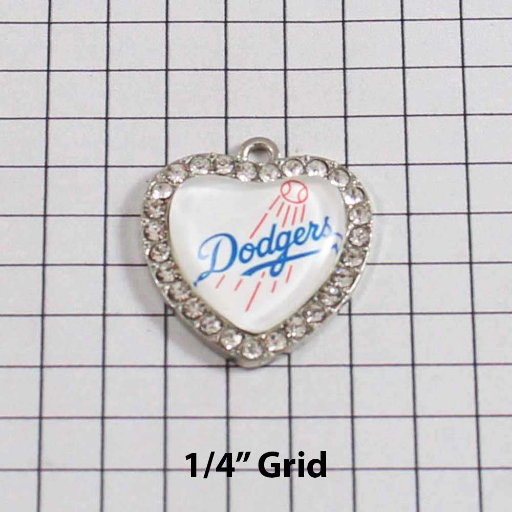 Los Angeles Dodgers Wedding Garter / MLB / Baseball - Charm-504 / Wedding Garters / Bridal Garter / Prom Garter / Linda Joyce Couture