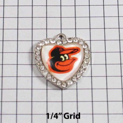 Baltimore Orioles Wedding Garter / MLB / Baseball - Charm-505 / Wedding Garters / Bridal Garter / Prom Garter / Linda Joyce Couture