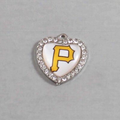 Pittsburgh Pirates Wedding Garter / MLB / Baseball - Charm-509 / Wedding Garters / Bridal Garter / Prom Garter / Linda Joyce Couture