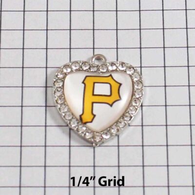 Pittsburgh Pirates Wedding Garter / MLB / Baseball - Charm-509 / Wedding Garters / Bridal Garter / Prom Garter / Linda Joyce Couture