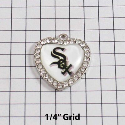 Chicago White Sox Wedding Garter / MLB / Baseball - Charm-511 / Wedding Garters / Bridal Garter / Prom Garter / Linda Joyce Couture