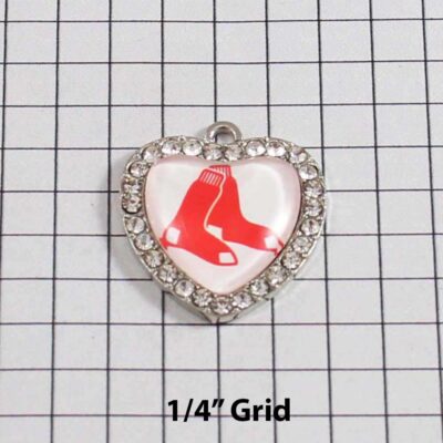 Boston Red Sox Wedding Garter / MLB / Baseball - Charm-512 / Wedding Garters / Bridal Garter / Prom Garter / Linda Joyce Couture