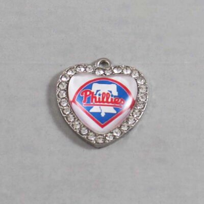 Philadelphia Phillies Wedding Garter / MLB / Baseball - Charm-514 / Wedding Garters / Bridal Garter / Prom Garter / Linda Joyce Couture