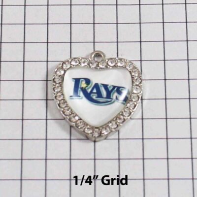 Tampa Bay Devil Rays Wedding Garter MLB - Charm-515 / Wedding Garters / Bridal Garter / Prom Garter / Linda Joyce Couture