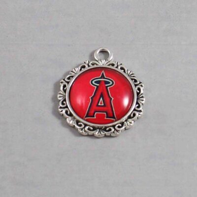 Anaheim Angels Wedding Garter / MLB / Baseball - Charm-517 / Wedding Garters / Bridal Garter / Prom Garter / Linda Joyce Couture