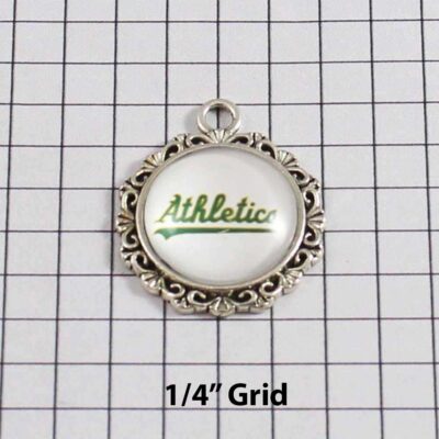 Oakland Athletics Wedding Garter / MLB / Baseball - Charm-518 / Wedding Garters / Bridal Garter / Prom Garter / Linda Joyce Couture