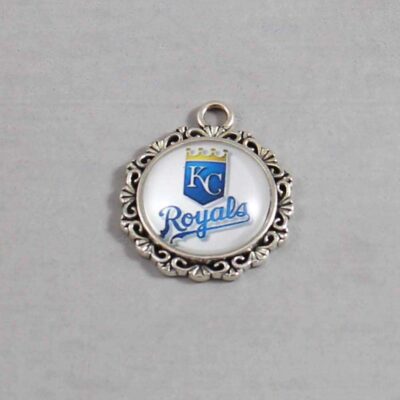 Kansas City Royals Wedding Garter / MLB / Baseball - Charm-519 / Wedding Garters / Bridal Garter / Prom Garter / Linda Joyce Couture