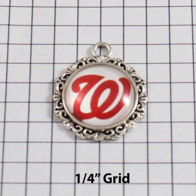 Washington Nationals Wedding Garter / MLB / Baseball - Charm-521 / Wedding Garters / Bridal Garter / Prom Garter / Linda Joyce Couture