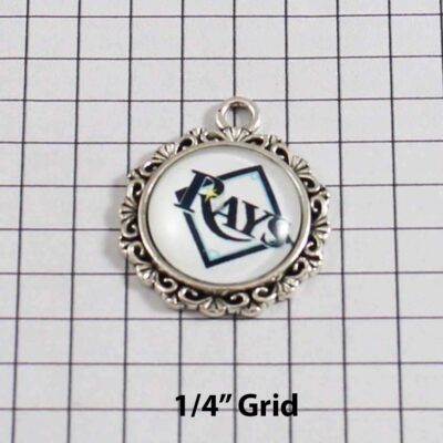 Tampa Bay Devil Rays Wedding Garter / MLB / Baseball - Charm-522 / Wedding Garters / Bridal Garter / Prom Garter / Linda Joyce Couture