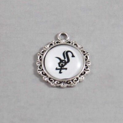 Chicago White Sox Wedding Garter / MLB / Baseball - Charm-526 / Wedding Garters / Bridal Garter / Prom Garter / Linda Joyce Couture