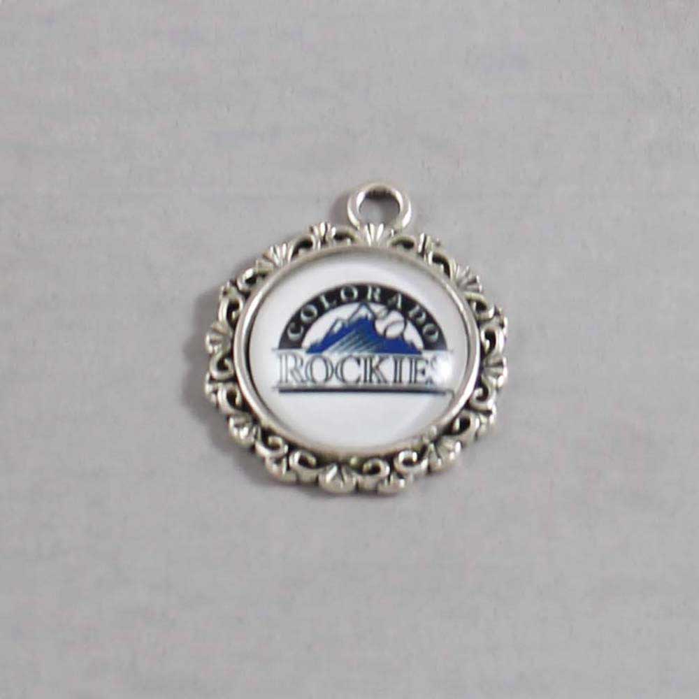 Colorado Rockies Wedding Garter / MLB / Baseball - Charm-527 / Wedding Garters / Bridal Garter / Prom Garter / Linda Joyce Couture