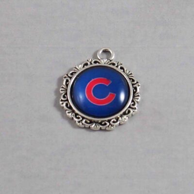 Chicago Cubs Wedding Garter / MLB / Baseball - Charm-530 / Wedding Garters / Bridal Garter / Prom Garter / Linda Joyce Couture