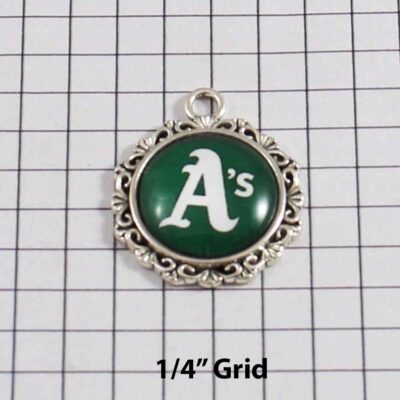 Oakland Athletics Wedding Garter / MLB / Baseball - Charm-531 / Wedding Garters / Bridal Garter / Prom Garter / Linda Joyce Couture