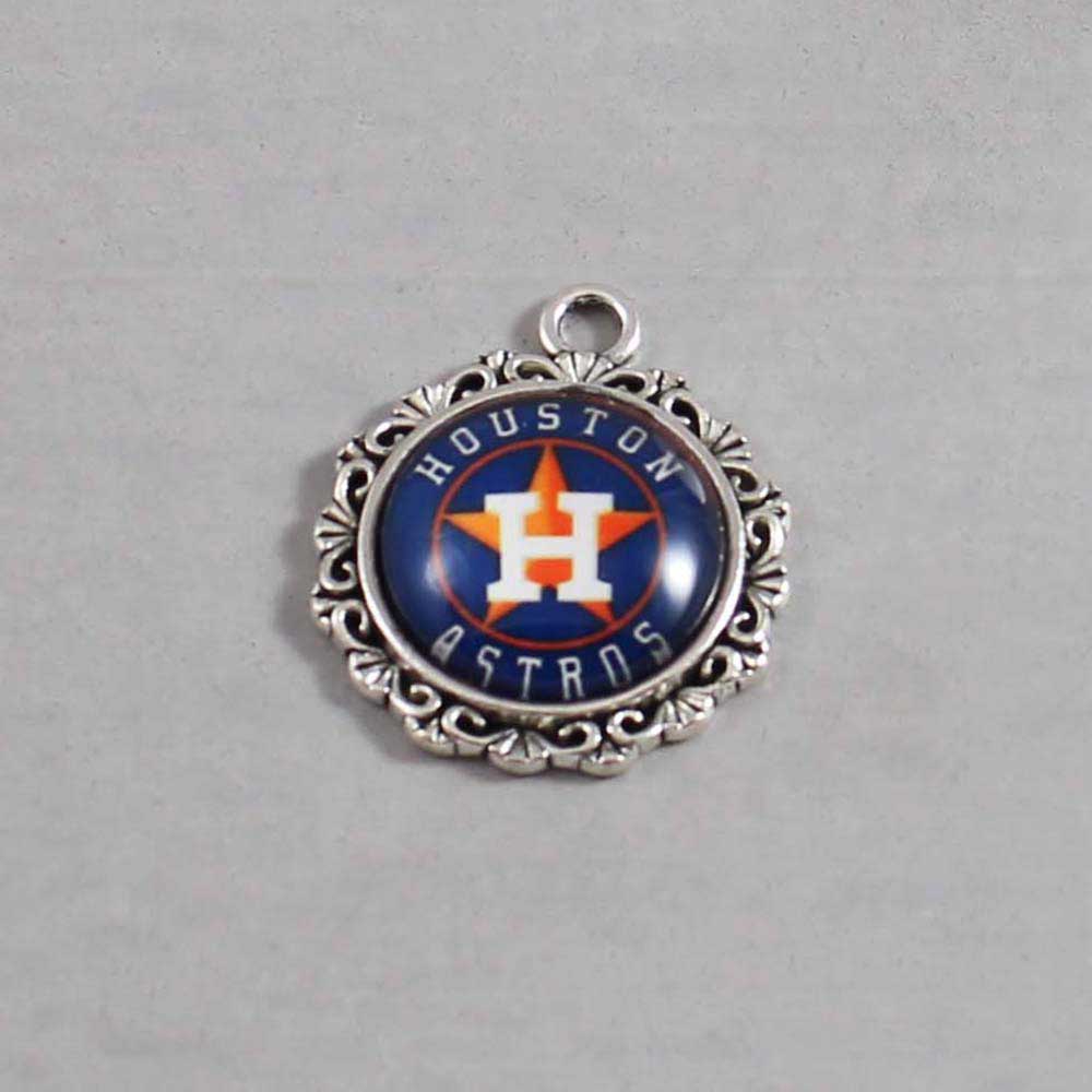 Houston Astros Wedding Garter / MLB / Baseball - Charm-532 / Wedding Garters / Bridal Garter / Prom Garter / Linda Joyce Couture