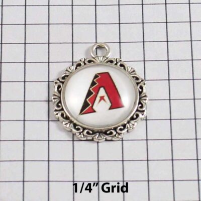 Arizona Diamondbacks Wedding Garter / MLB / Baseball - Charm-535 / Wedding Garters / Bridal Garter / Prom Garter / Linda Joyce Couture /