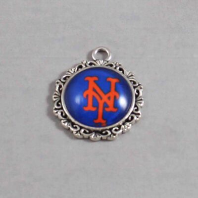 New York Mets Wedding Garter / MLB / Baseball - Charm-536 / Wedding Garters / Bridal Garter / Prom Garter / Linda Joyce Couture