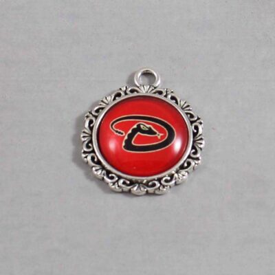 Arizona Diamondbacks Wedding Garter / MLB / Baseball - Charm-537 / Wedding Garters / Bridal Garter / Prom Garter / Linda Joyce Couture