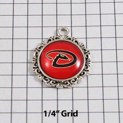 Arizona Diamondbacks Wedding Garter / MLB / Baseball - Charm-537 / Wedding Garters / Bridal Garter / Prom Garter / Linda Joyce Couture