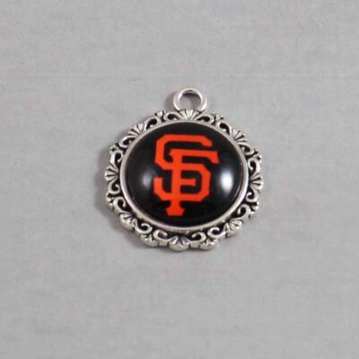 San Francisco Giants Wedding Garter MLB - Charm-538 / Wedding Garters / Bridal Garter / Prom Garter / Linda Joyce Couture