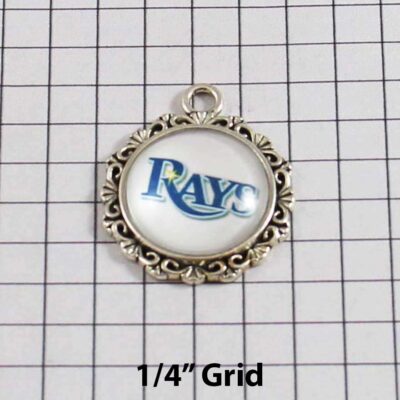 Tampa Bay Devil Rays Wedding Garter MLB - Charm-543 / Wedding Garters / Bridal Garter / Prom Garter / Linda Joyce Couture