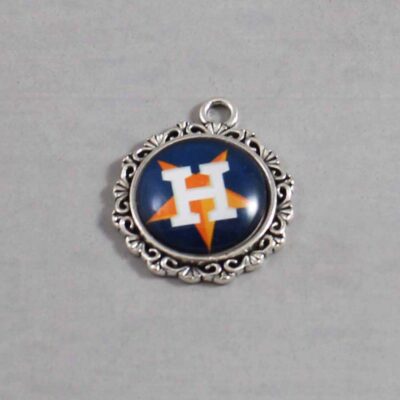 Houston Astros Wedding Garter / MLB / Baseball - Charm-545 / Wedding Garters / Bridal Garter / Prom Garter / Linda Joyce Couture