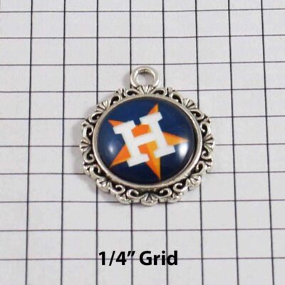 Houston Astros Wedding Garter / MLB / Baseball - Charm-545 / Wedding Garters / Bridal Garter / Prom Garter / Linda Joyce Couture