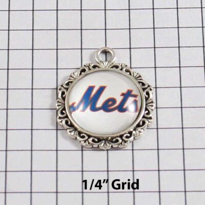 New York Mets Wedding Garter / MLB / Baseball - Charm-547 / Wedding Garters / Bridal Garter / Prom Garter / Linda Joyce Couture