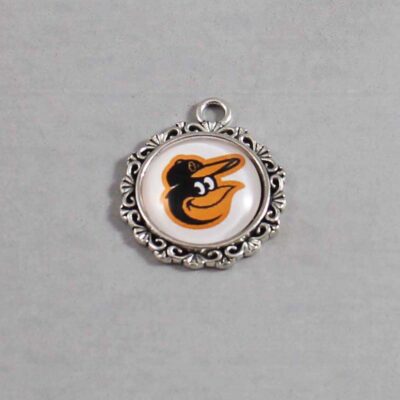 Baltimore Orioles Wedding Garter / MLB / Baseball - Charm-551 / Wedding Garters / Bridal Garter / Prom Garter / Linda Joyce Couture