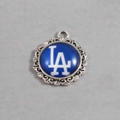 Los Angeles Dodgers Wedding Garter / MLB / Baseball - Charm-553 / Wedding Garters / Bridal Garter / Prom Garter / Linda Joyce Couture