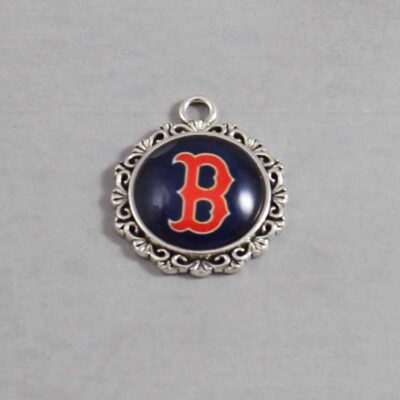 Boston Red Sox Wedding Garter / MLB / Baseball - Charm-554 / Wedding Garters / Bridal Garter / Prom Garter / Linda Joyce Couture