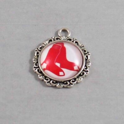 Boston Red Sox Wedding Garter / MLB / Baseball - Charm-555 / Wedding Garters / Bridal Garter / Prom Garter / Linda Joyce Couture