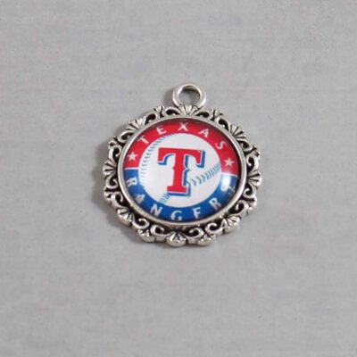 Texas Rangers Wedding Garter / MLB / Baseball - Charm-556 / Wedding Garters / Bridal Garter / Prom Garter / Linda Joyce Couture