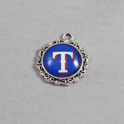 Texas Rangers Wedding Garter / MLB / Baseball - Charm-557 / Wedding Garters / Bridal Garter / Prom Garter / Linda Joyce Couture