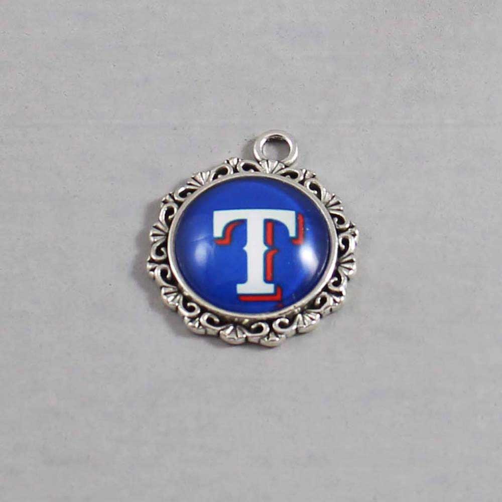 Texas Rangers Wedding Garter / MLB / Baseball - Charm-557 / Wedding Garters / Bridal Garter / Prom Garter / Linda Joyce Couture