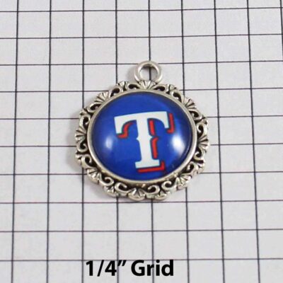 Texas Rangers Wedding Garter / MLB / Baseball - Charm-557 / Wedding Garters / Bridal Garter / Prom Garter / Linda Joyce Couture