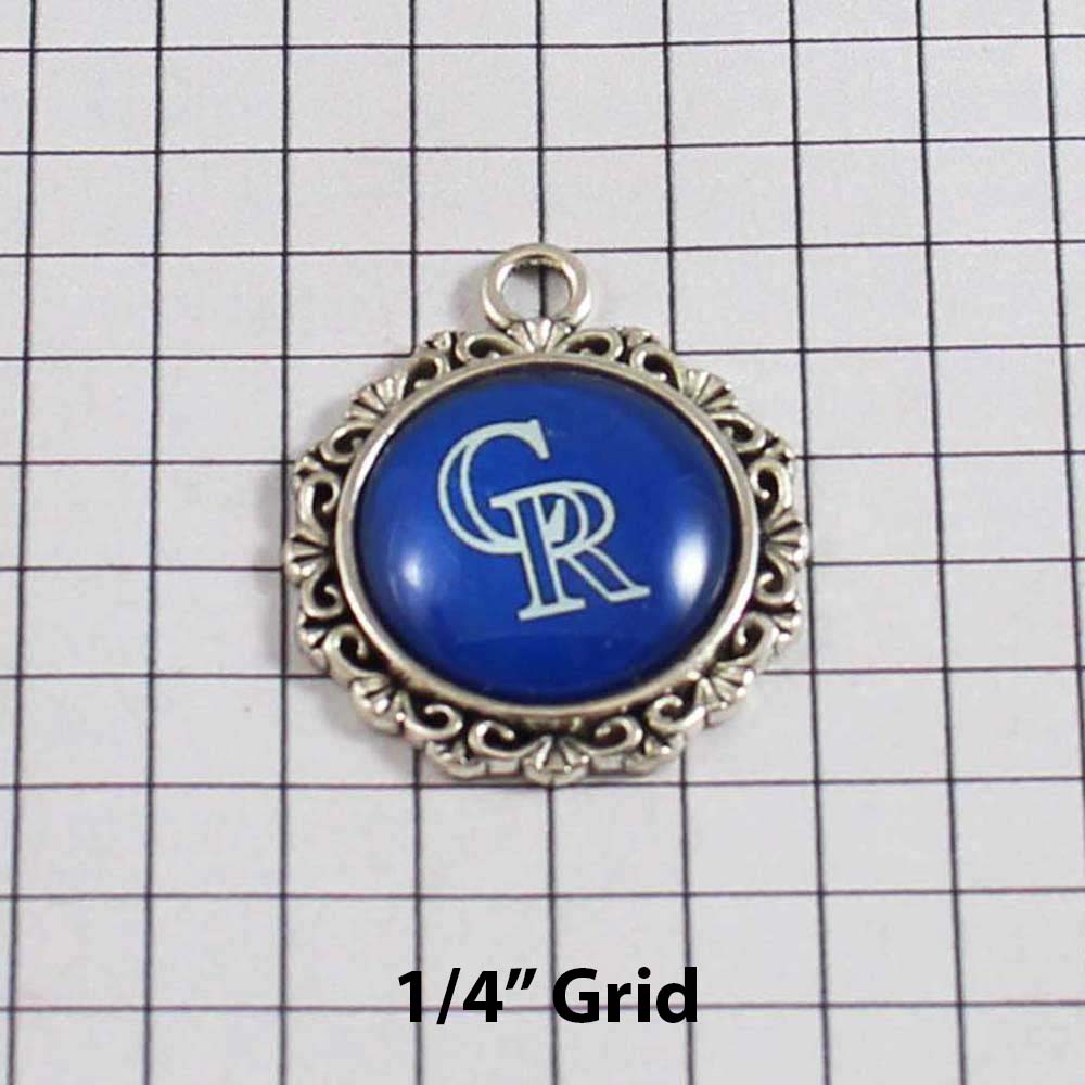 Colorado Rockies Wedding Garter / MLB / Baseball - Charm-560 / Wedding Garters / Bridal Garter / Prom Garter / Linda Joyce Couture